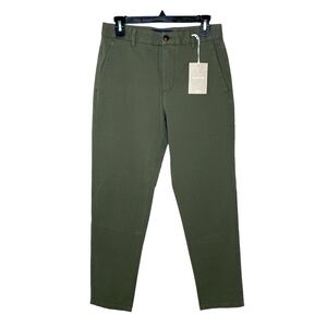 NEW WITH TAGS Everlane Dark Olive‎ Performance Chino Uniform Straight 29 x 30